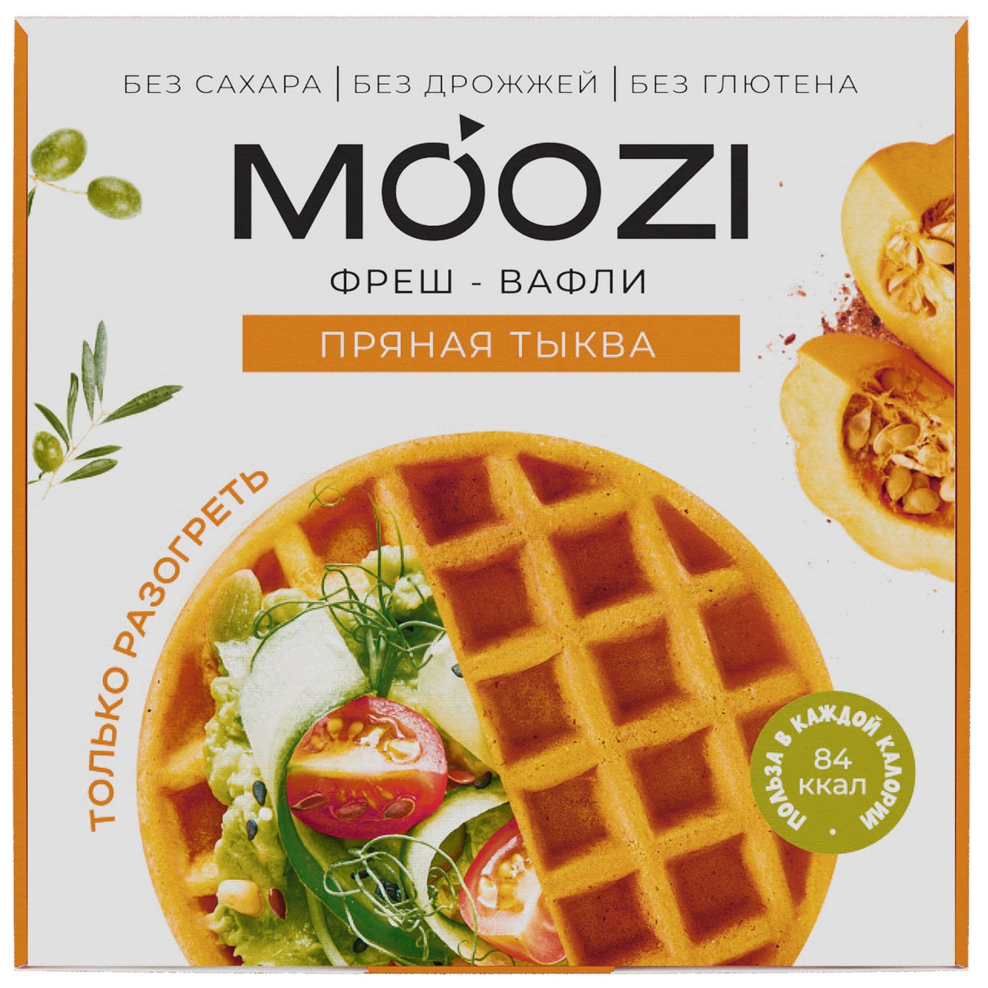 Изображение товара Фреш-вафли Moozi Пряная тыква 100г