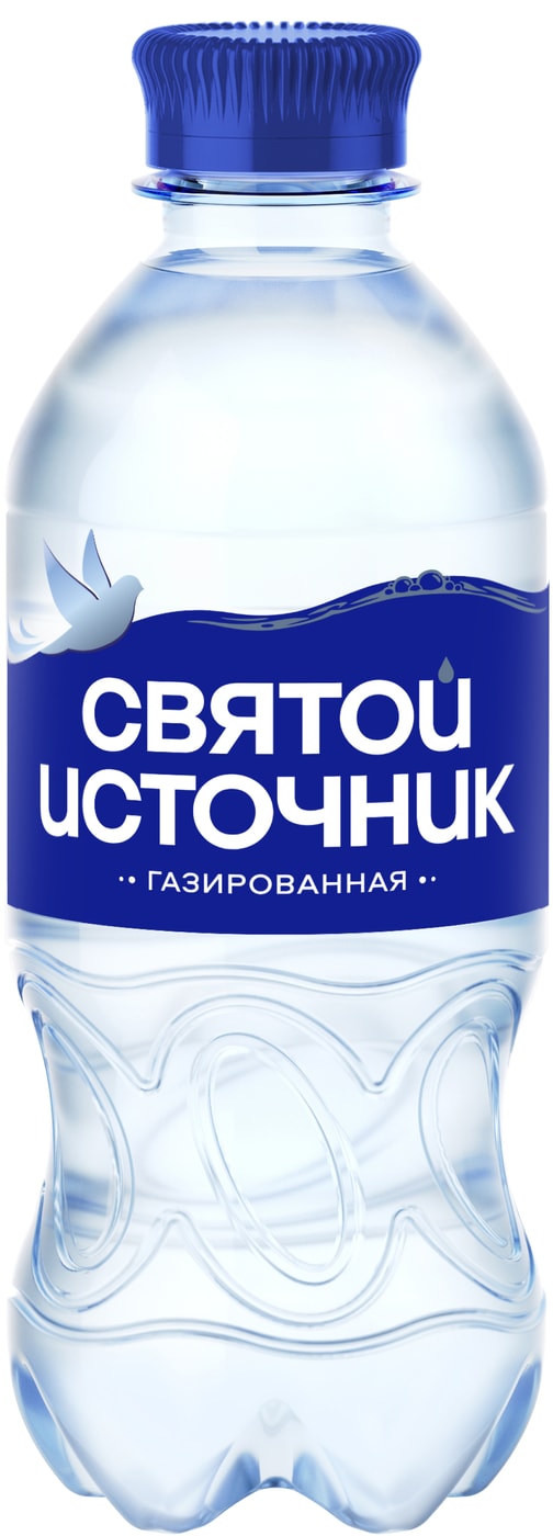 Изображение товара Вода Святой Источник питьевая газированная 330мл