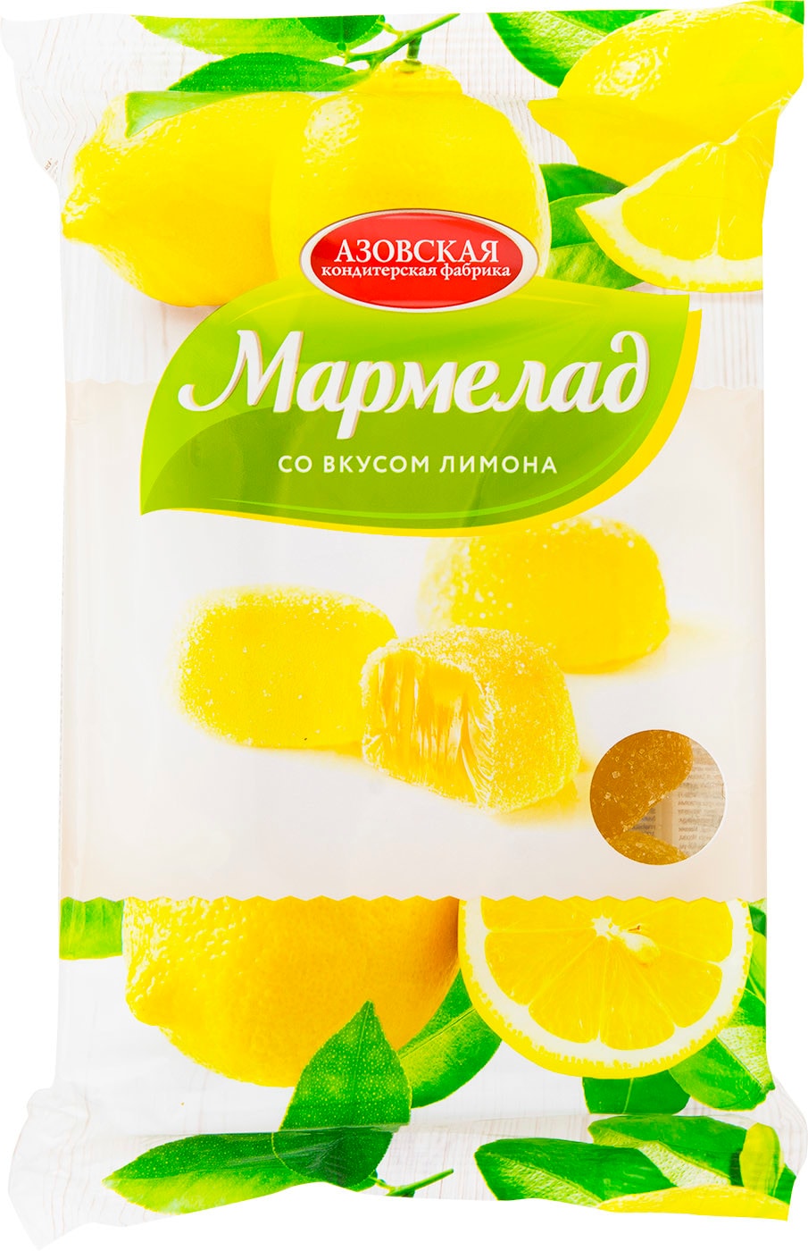 Изображение товара Мармелад Азовская КФ желейный со вкусом лимона 300г