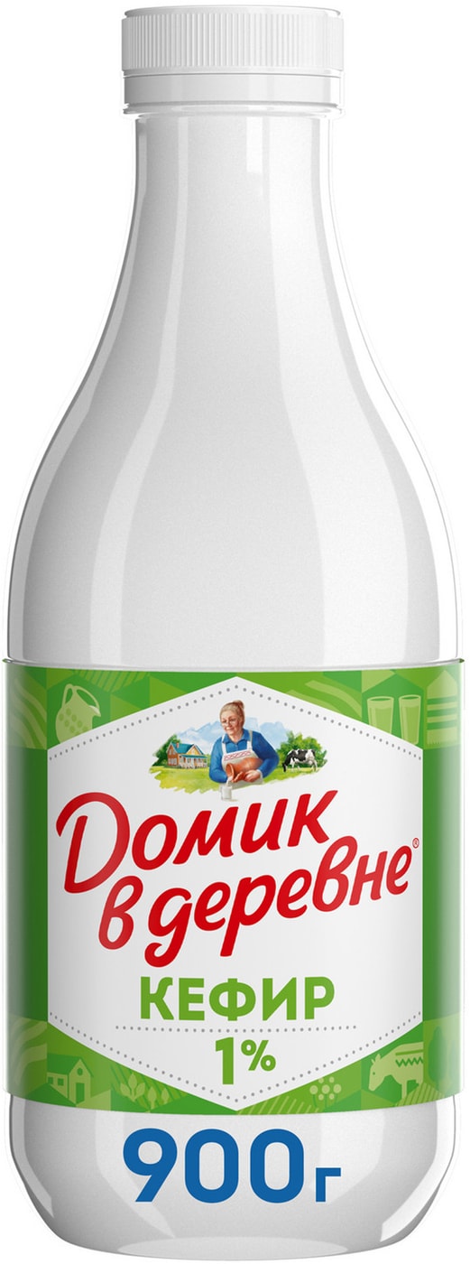 Изображение товара Кефир Домик в деревне 1% 900мл