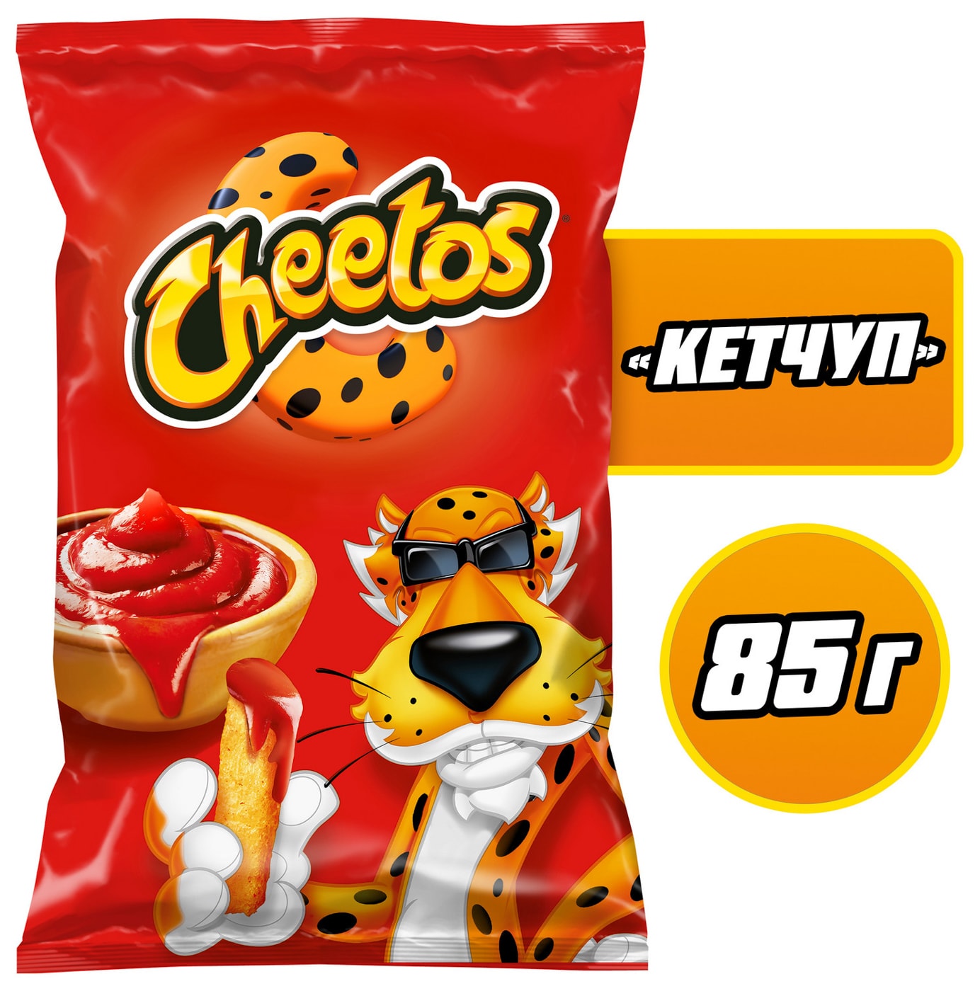 Изображение товара Снеки кукурузные Cheetos Кетчуп 85г