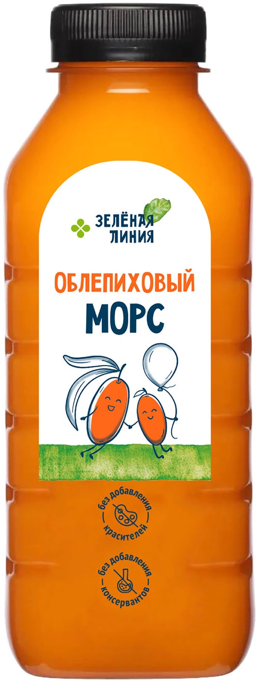 Изображение товара Морс Зеленая Линия облепиховый 1л