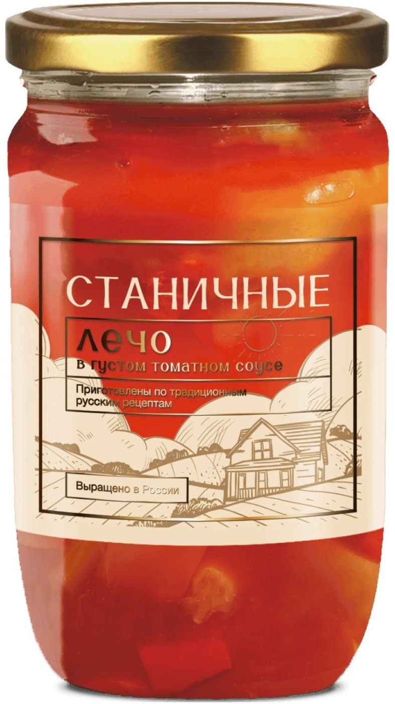 Изображение товара Лечо Станичные в густом томатном соусе 720мл