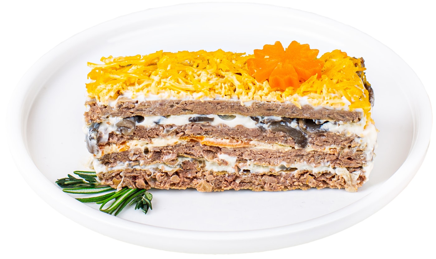 Изображение товара Печеночный торт У Палыча 500г - вкусное охлажденное готовое блюдо