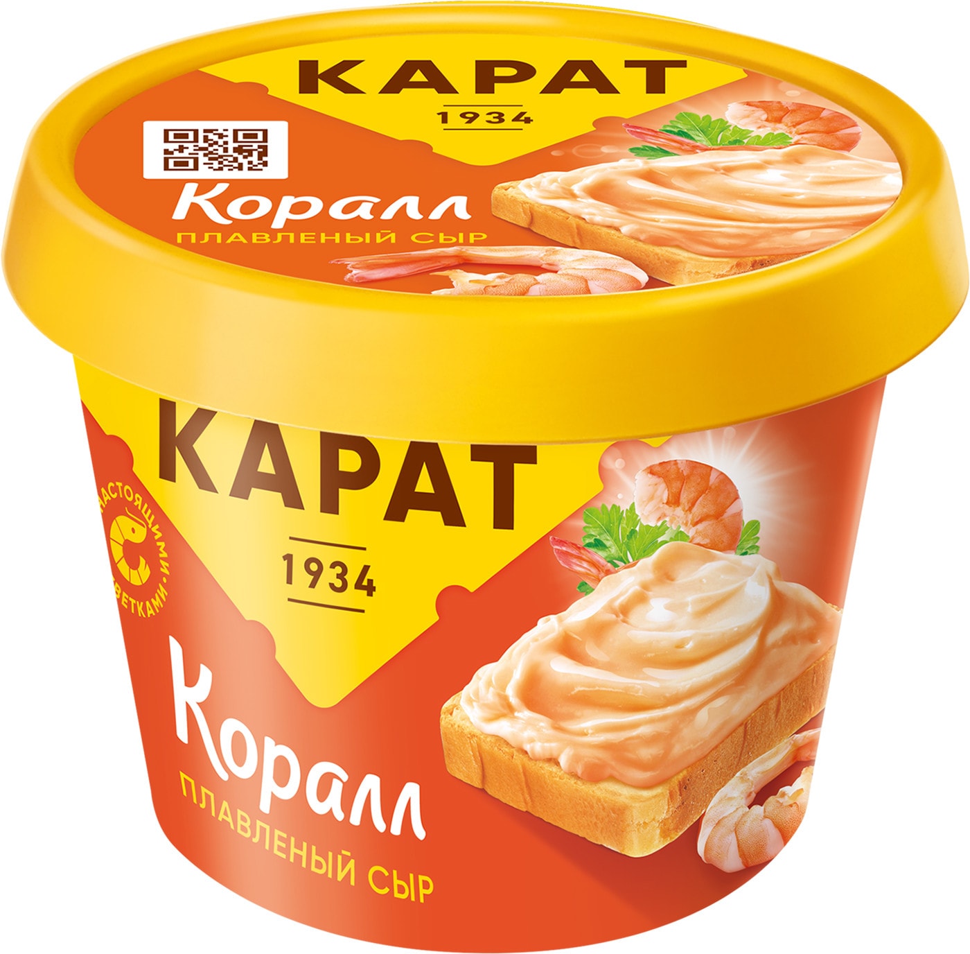 Изображение товара Сыр Карат Коралл плавленый 45% 230г