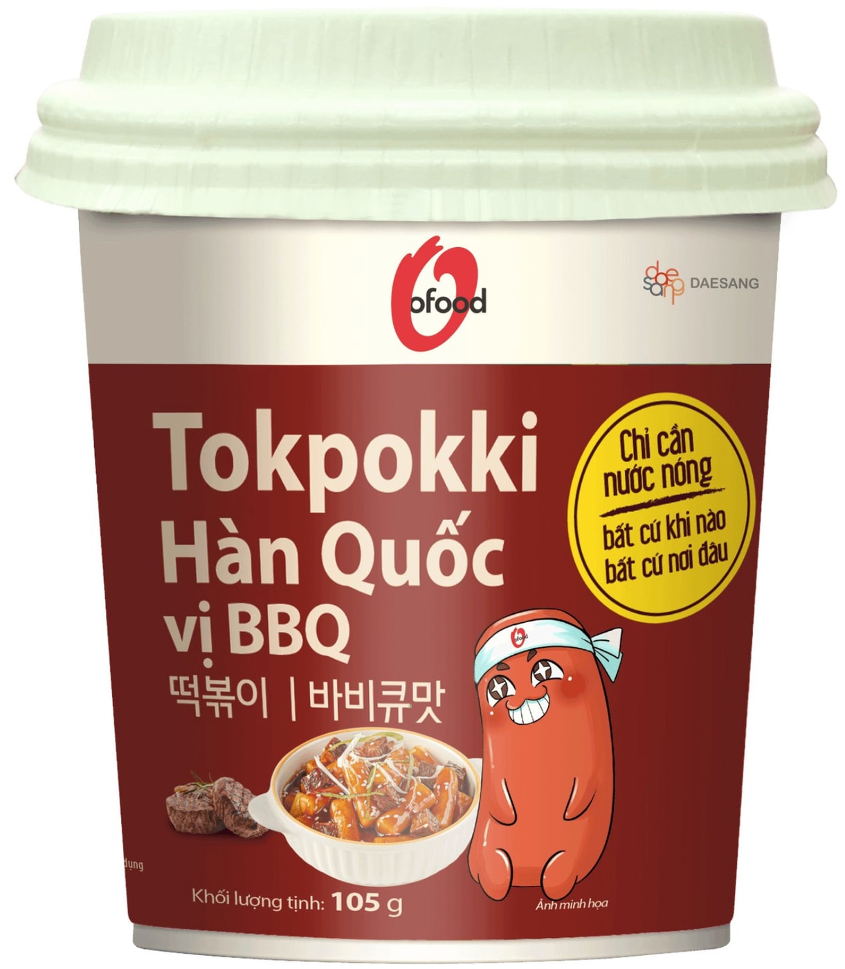 Изображение товара Токпокки OFood со вкусом BBQ 105г