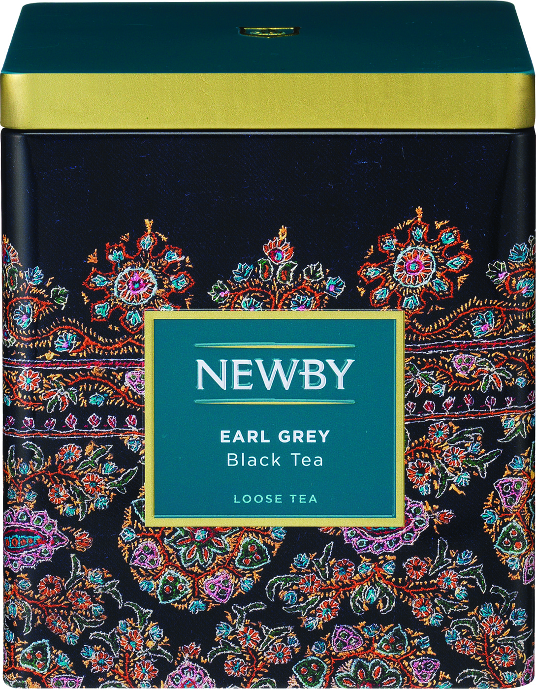 Изображение товара Чай черный Эрл Грей Newby 125г листовой в жестяной банке