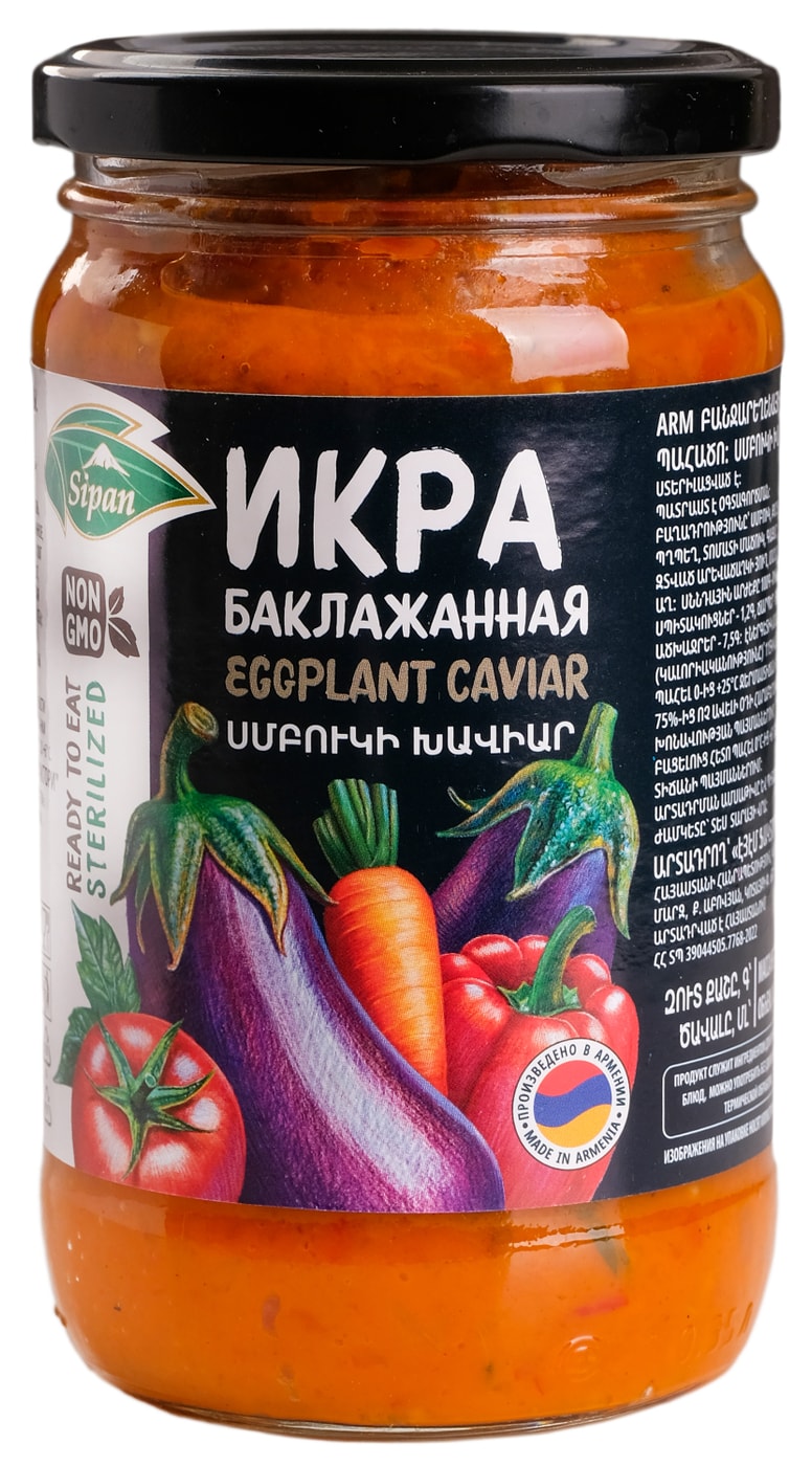 Изображение товара Икра Sipan баклажанная 350г