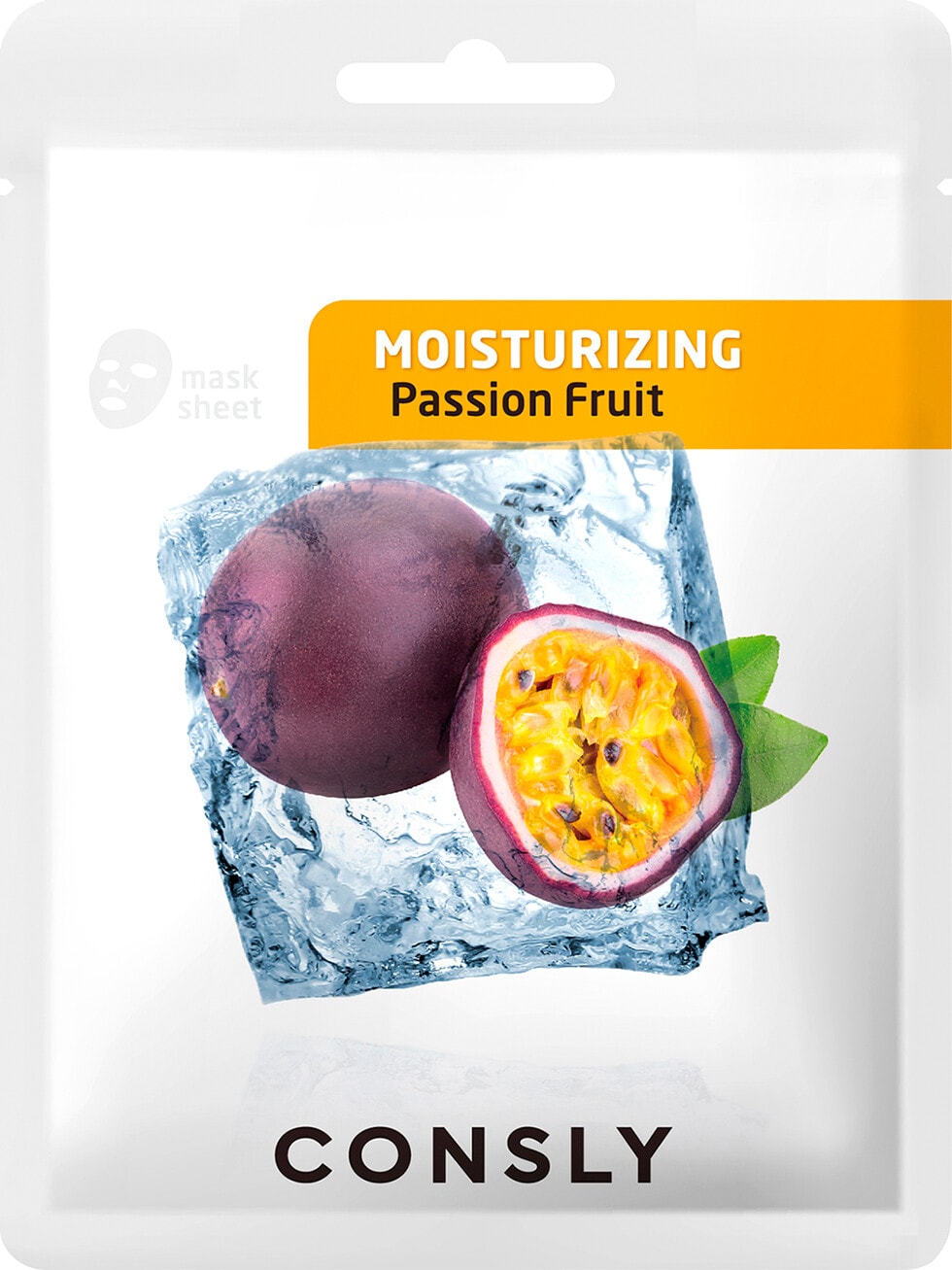 Изображение товара Маска для лица Consly Moisturizing тканевая с экстрактом маракуйи 20мл
