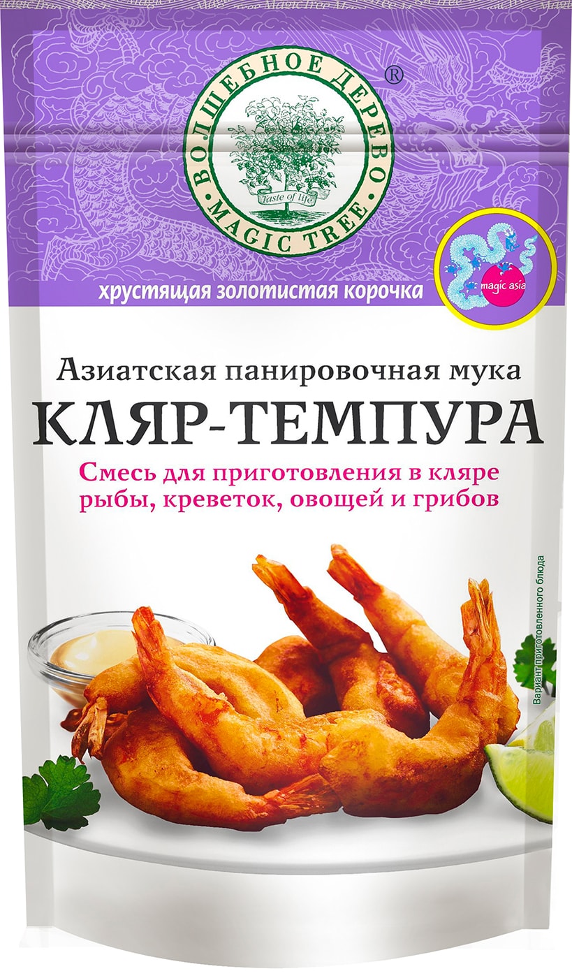 Изображение товара Смесь Волшебное дерево для приготовления Кляр-темпура 150г
