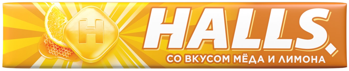 Изображение товара Леденцы Halls со вкусом меда и лимона 25г