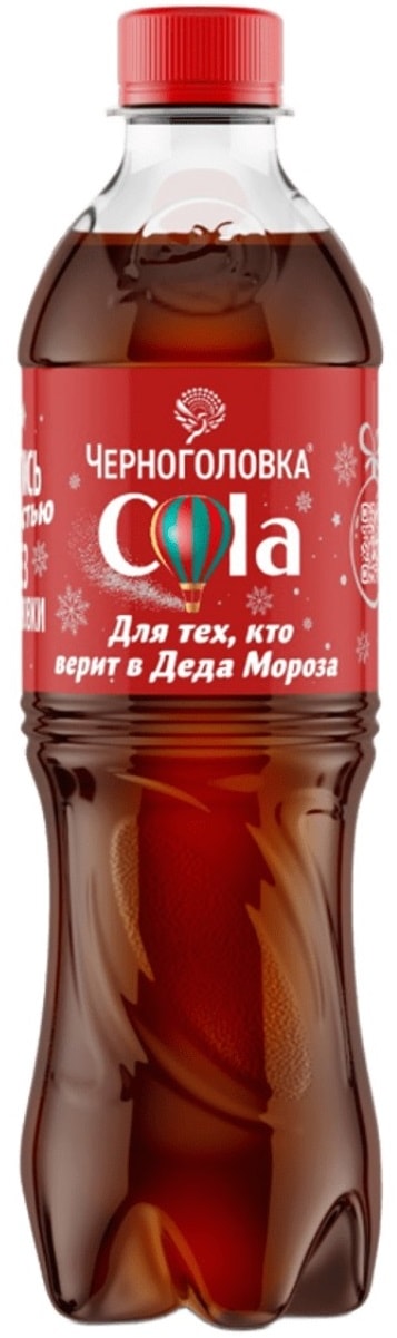Изображение товара Напиток Черноголовка Кола 500мл - Сильногазированный напиток