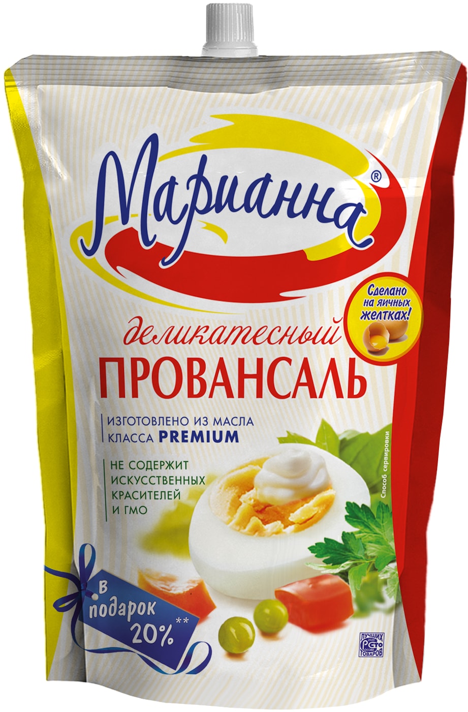 Изображение товара Соус майонезный Марианна Провансаль деликатесный 25% 750мл
