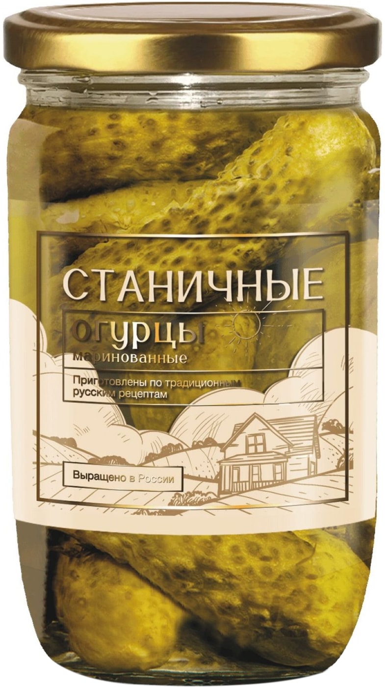 Изображение товара Огурцы Станичные маринованные 720г