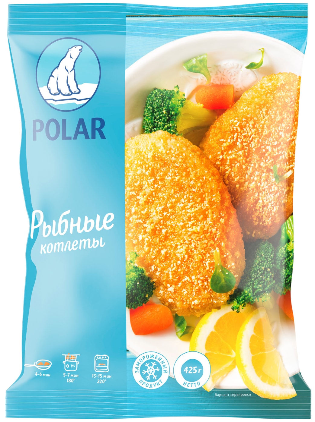 Изображение товара Котлеты Polar Рыбные в панировке замороженные 425г