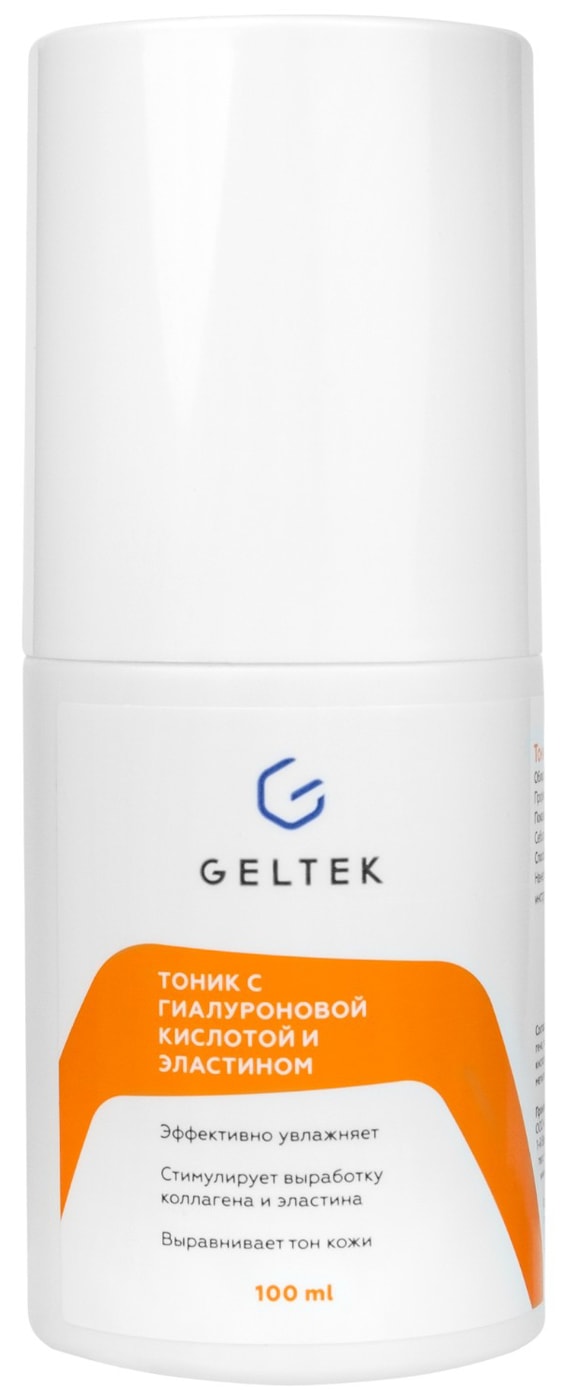 Изображение товара Тоник Geltek с гиалуроновой кислотой и эластином 100мл