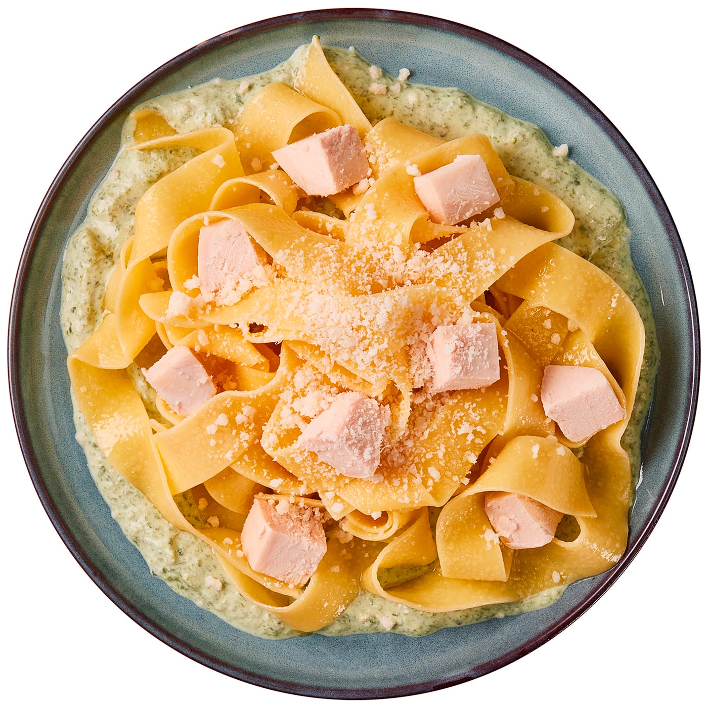 Изображение товара Паста с куриным филе и соусом песто Перекресток Select 250г