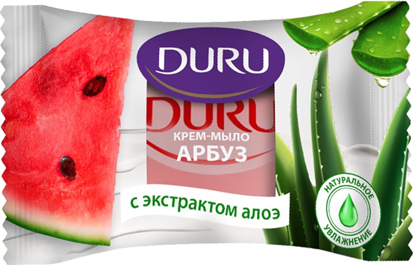 Изображение товара Крем-мыло туалетное Duru Арбуз с экстрактом алоэ 80г
