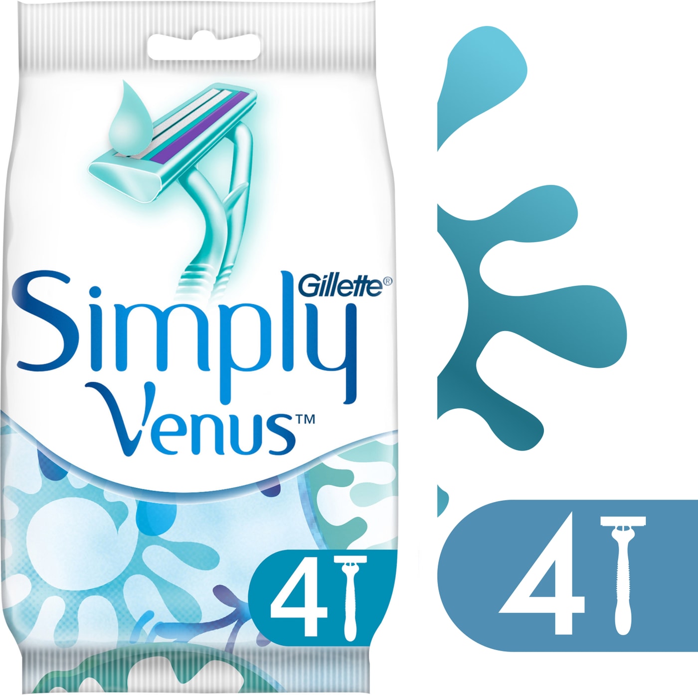 Изображение товара Бритва Gillette Satin Care одноразовая 4шт