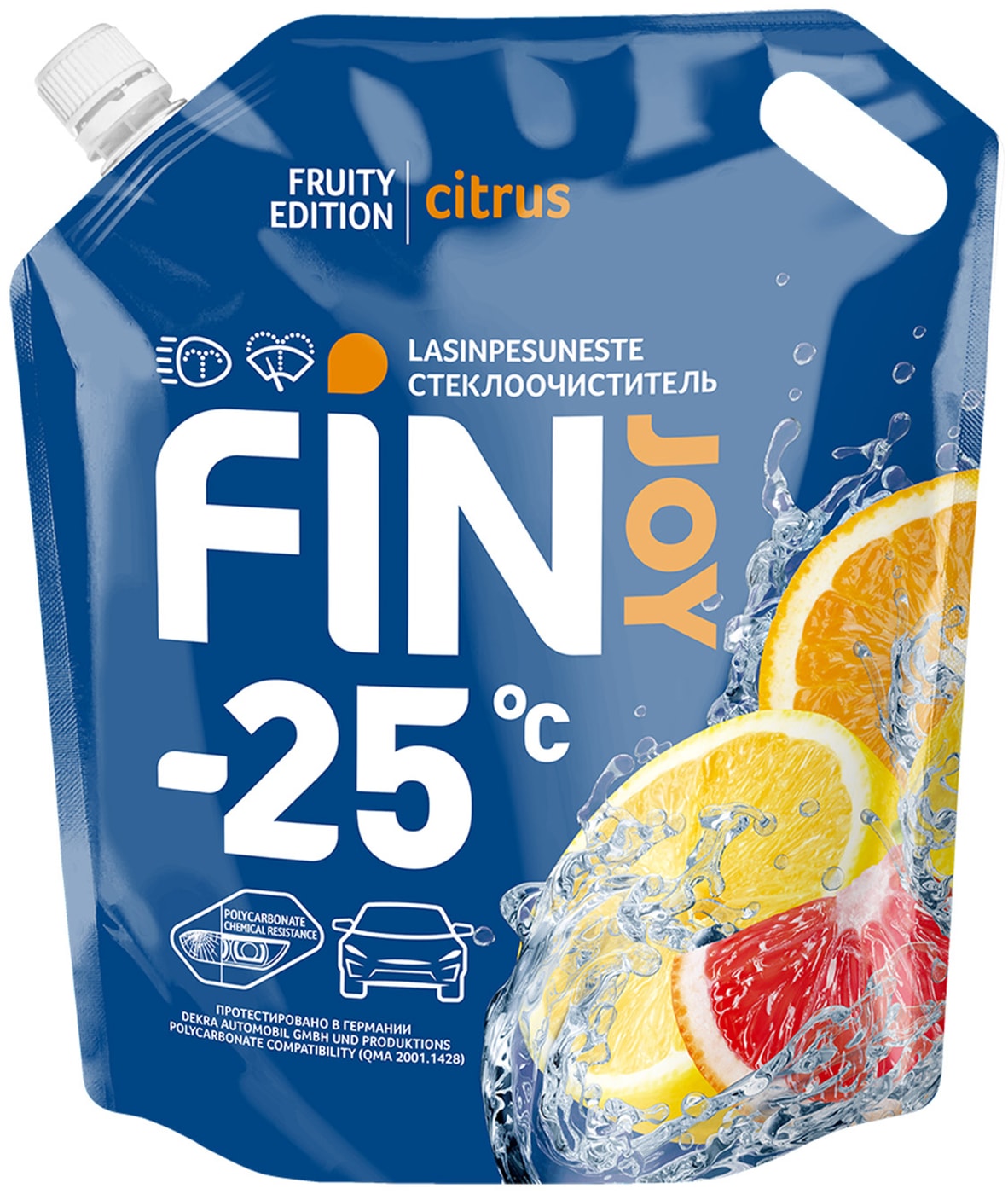 Изображение товара Автомобильный стеклоочиститель FIN JOY Citrus -25 DP 3л