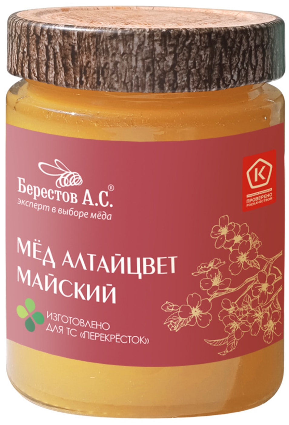 Изображение товара Мед Берестов А.С. Алтайцвет Майский 350г