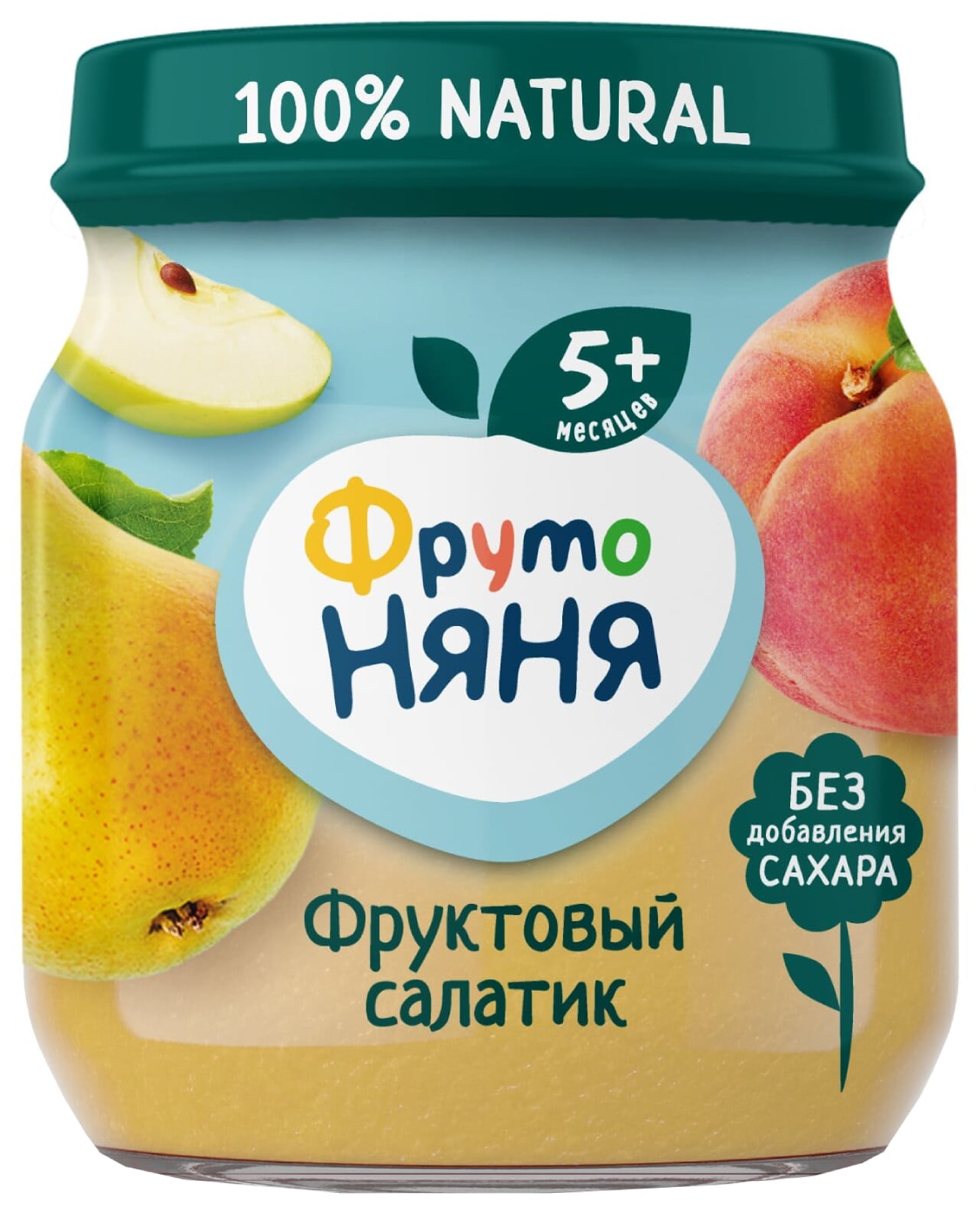 Изображение товара Пюре ФрутоНяня Фруктовый салатик 100г