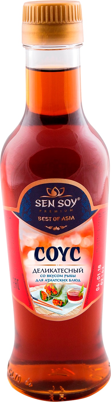 Изображение товара Соус Sen Soy Premium Деликатесный со вкусом рыбы для азиатских блюд 220мл