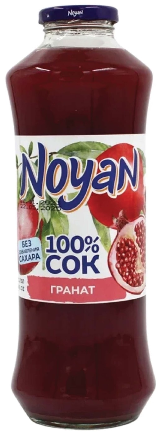 Изображение товара Натуральный гранатовый сок Noyan 750 мл - вкус, польза, натуральность