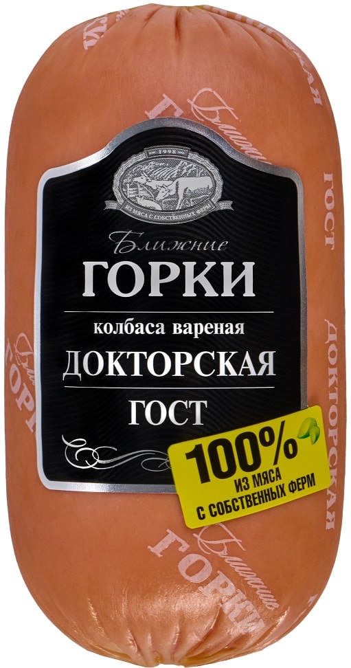 Изображение товара Колбаса Ближние Горки докторская варёная 400г