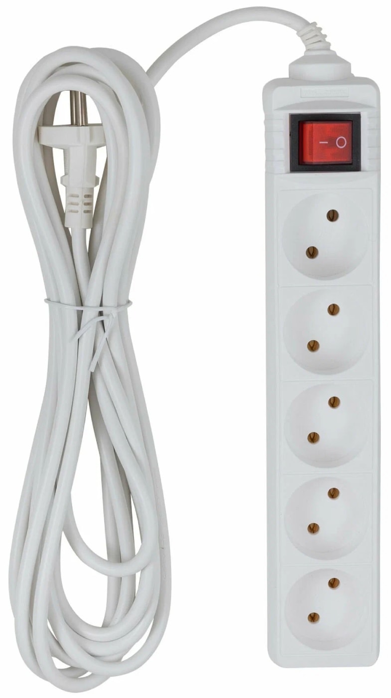 Изображение товара Удлинитель электрический Старт 5 розеток 5м