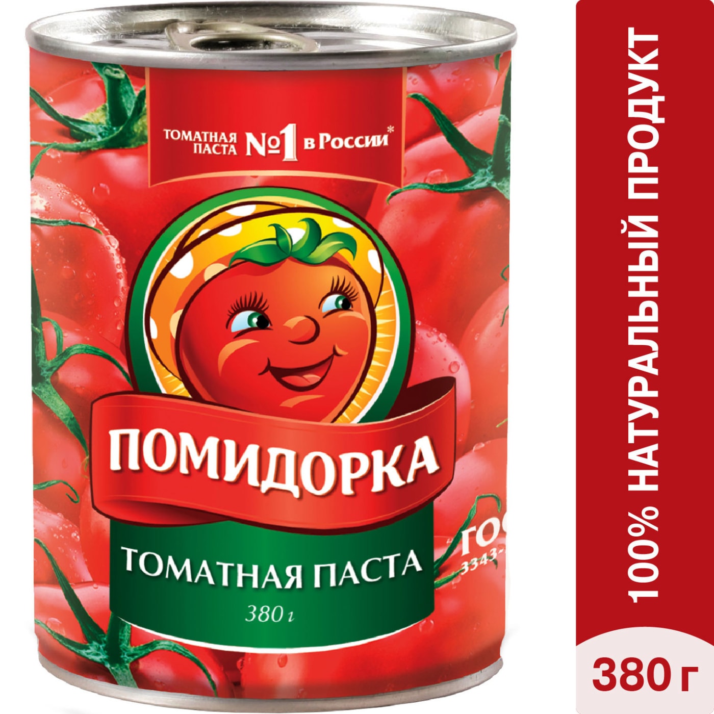 Изображение товара Паста томатная Помидорка 380г