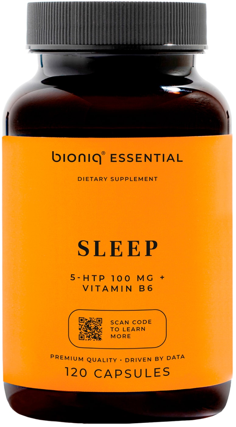 Изображение товара БАД для сна Bioniq Essential Sleep 120 капсул, натуральный состав