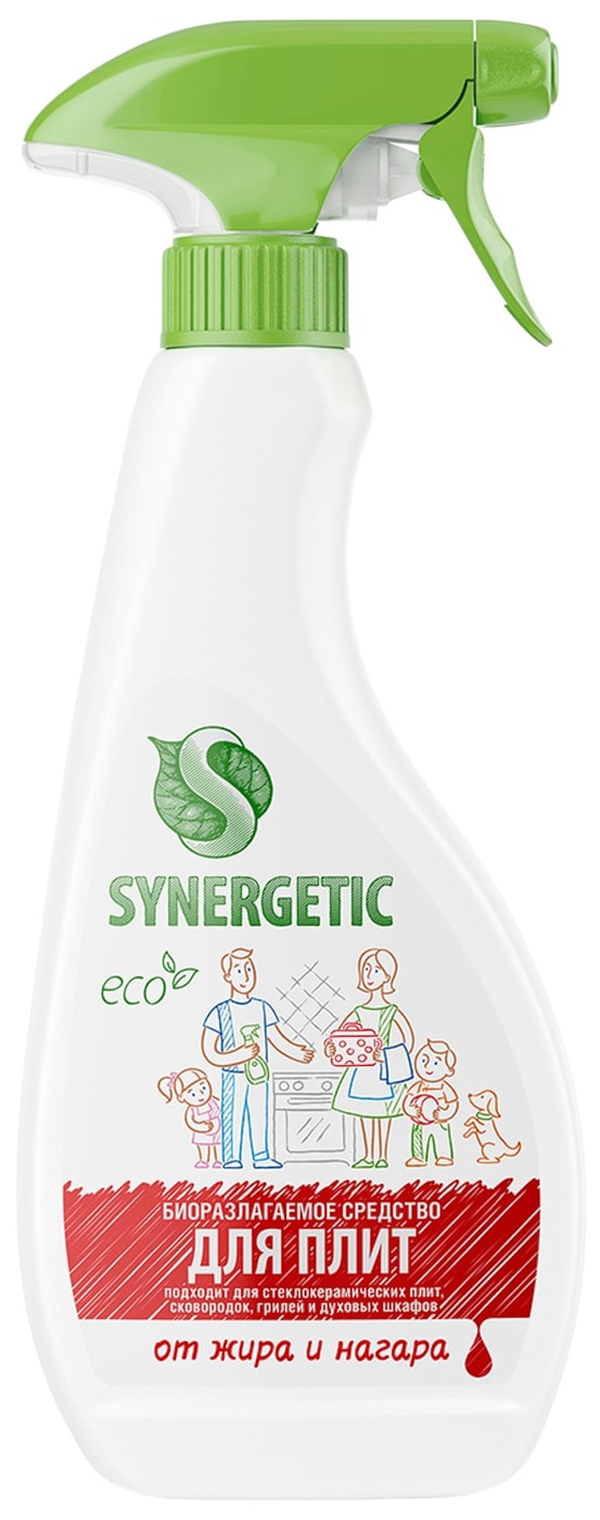 Изображение товара Средство чистящее Synergetic для кухонных плит 500мл