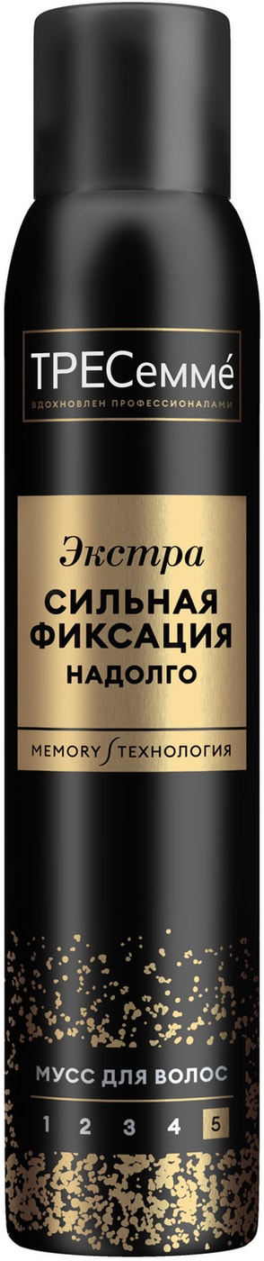 Изображение товара Мусс для укладки волос ТРЕСемме экстра сильная фиксация 200мл