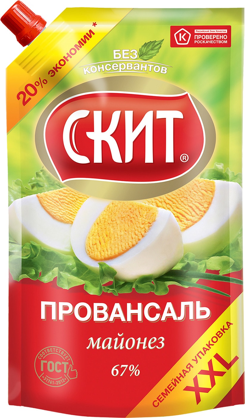 Изображение товара Майонез Скит Провансаль 67% 675мл