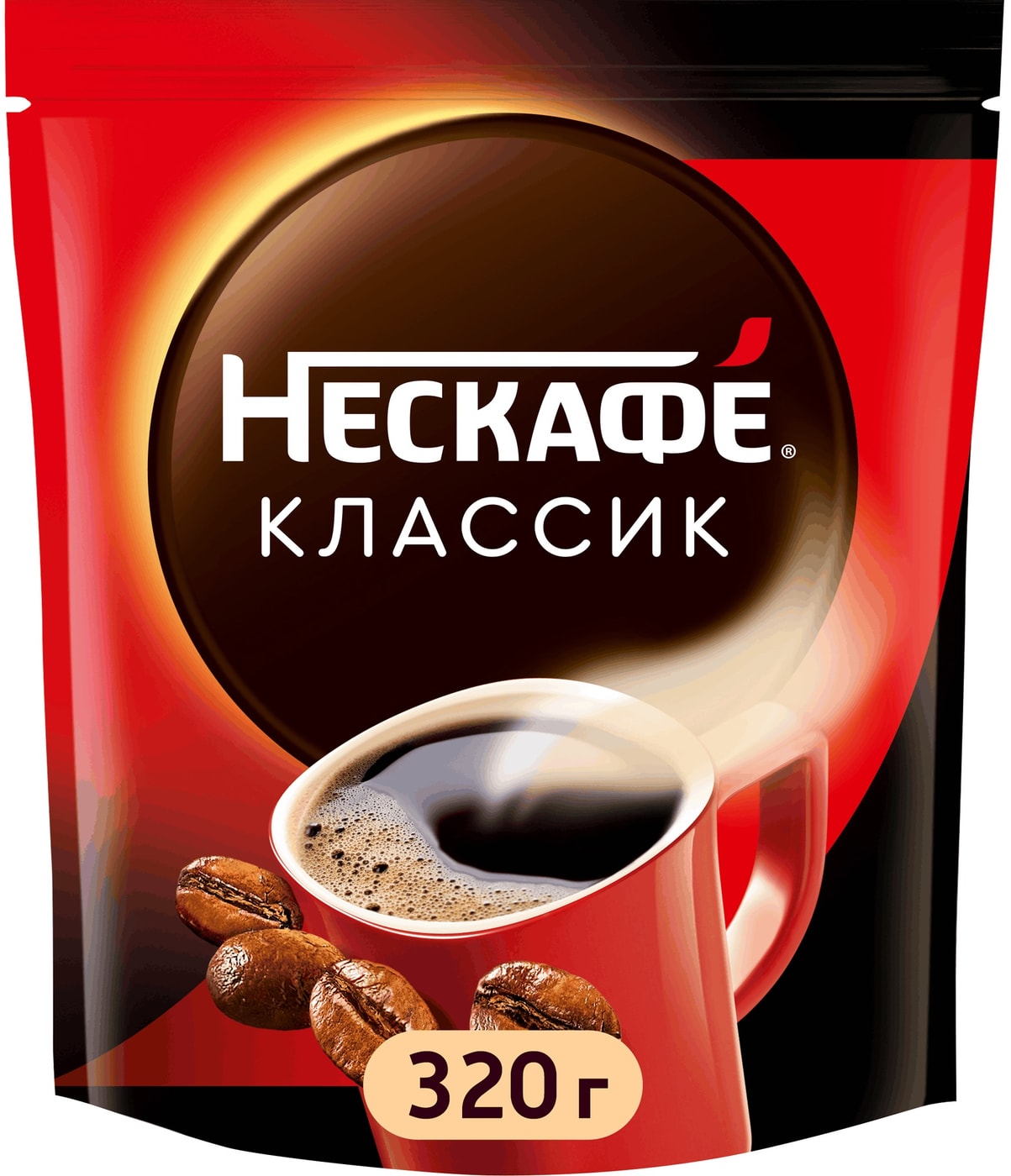 Изображение товара Растворимый кофе Нескафе Классик 320 г - насыщенный вкус и аромат Изображение товара Растворимый кофе Нескафе Классик 320 г - насыщенный вкус и аромат
