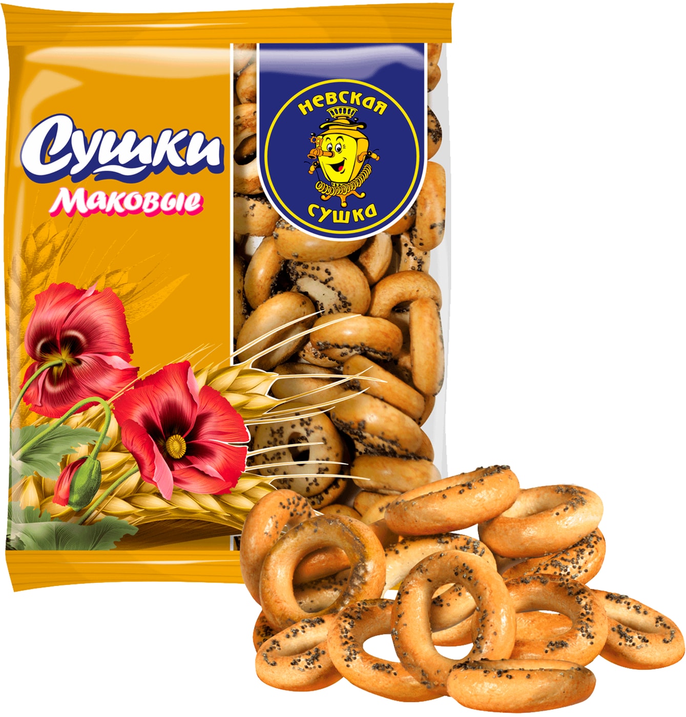 Изображение товара Сушки Невская Сушка маковые 275г