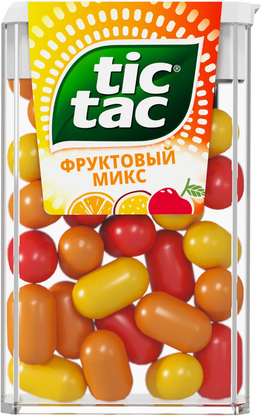 Изображение товара Драже Tic-Tac Фруктовый Микс 16г