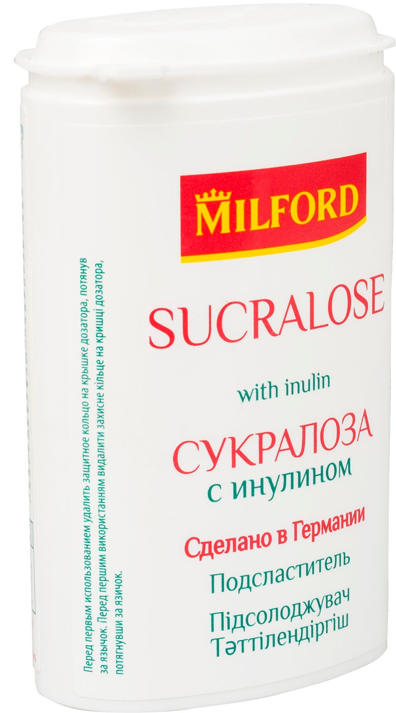 Изображение товара Заменитель сахара Milford Сукралоза 370 таб диетический подсластитель для напитков и десертов