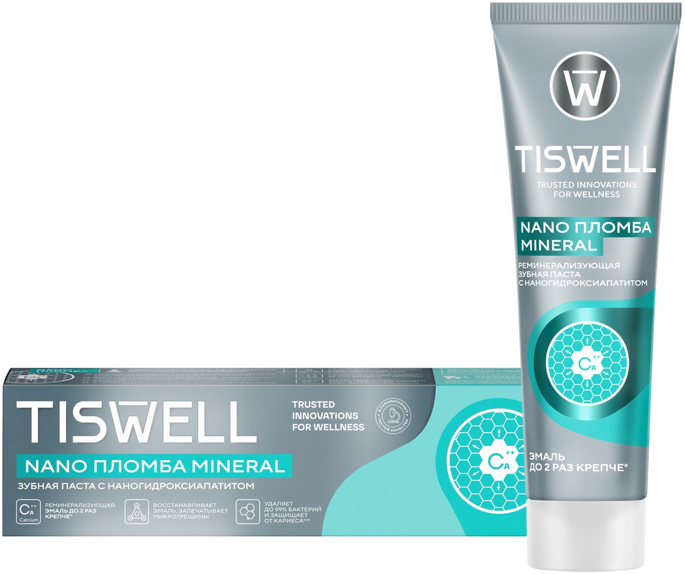 Изображение товара Зубная паста Tiswell Мятная реминерализующая от кариеса 110г