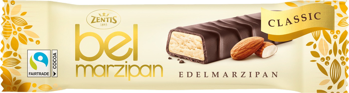 Изображение товара Батончик Zentis Марципановый belmarzipan classic 40г