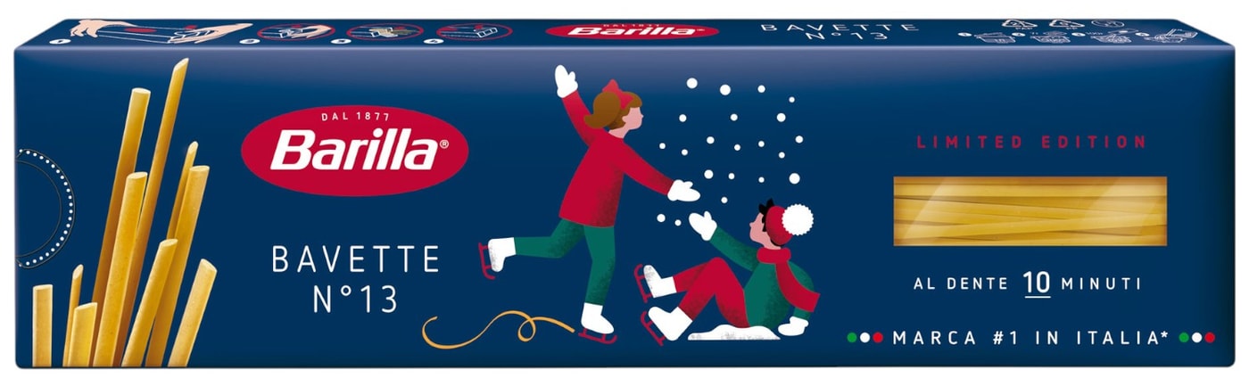 Изображение товара Макароны Barilla Bavette n.13 450 г - итальянские длинные макароны