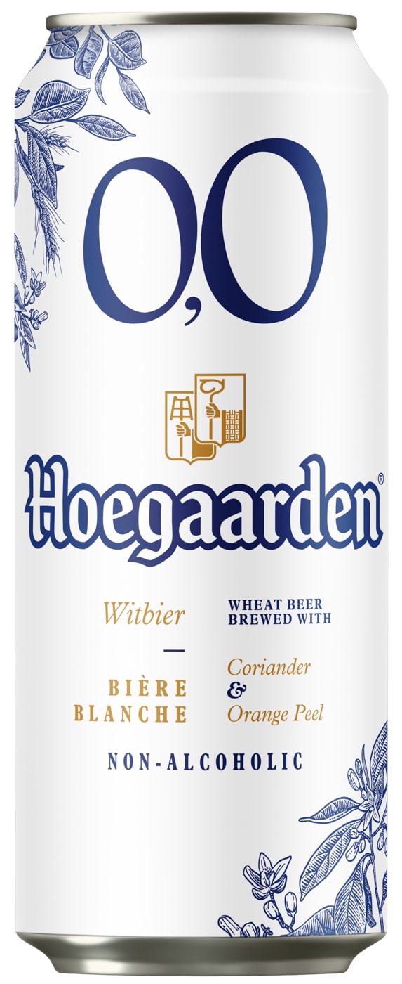 Изображение товара Напиток пивной Hoegaarden нефильтрованный осветленный 0% 450мл