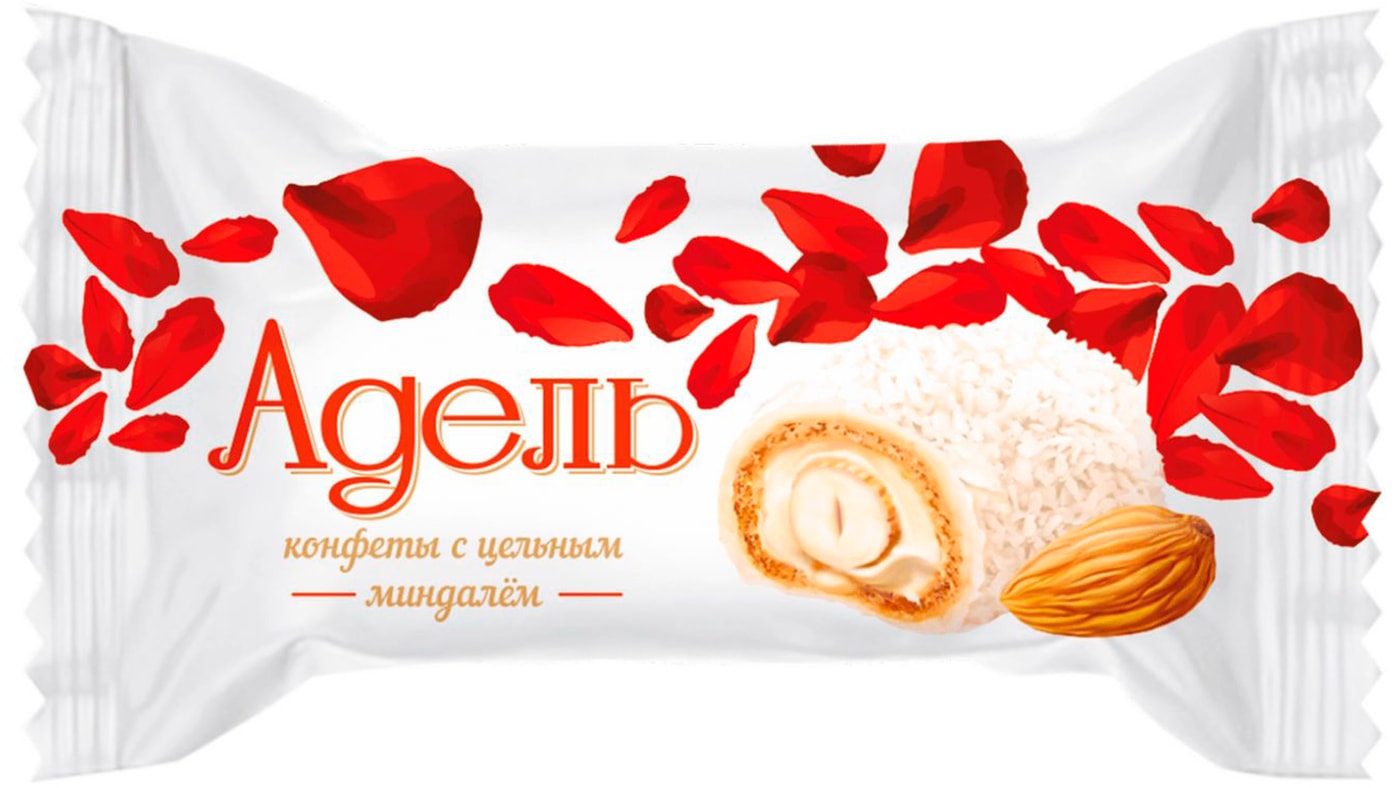 Изображение товара Конфеты АККОНД Адель с цельным миндалем 1кг