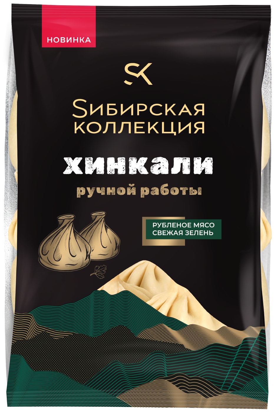 Изображение товара Хинкали Сибирская коллекция ручной работы 490г