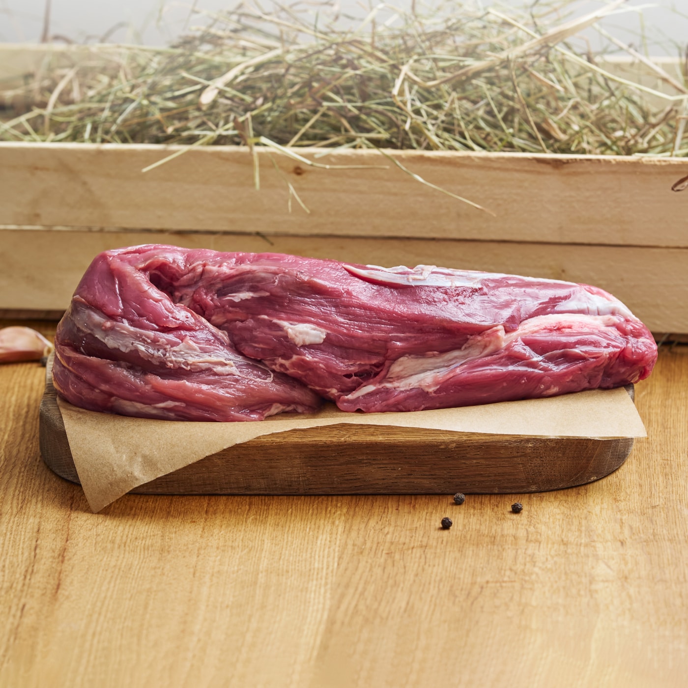 Изображение товара Телятина вырезка охлажденная фермерская мягкая и нежная, 500 г