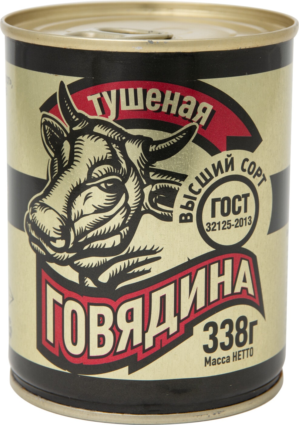 Изображение товара Говядина Скопинский МК ГОСТ тушеная 338г