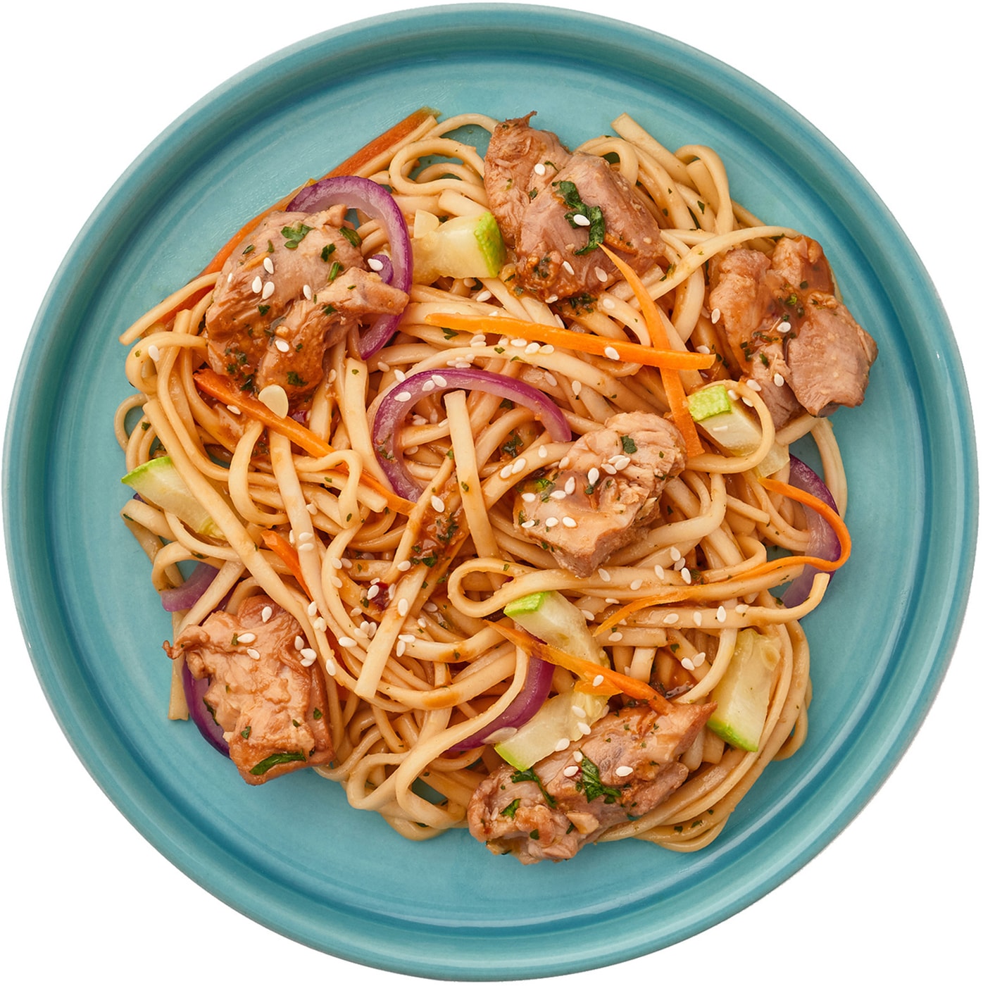 Изображение товара Удон Перекресток Select с курицей и овощами 215г