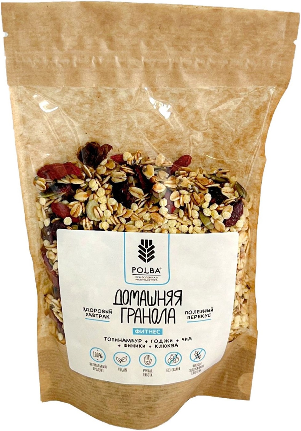 Изображение товара Гранола Polba Фитнес 200г