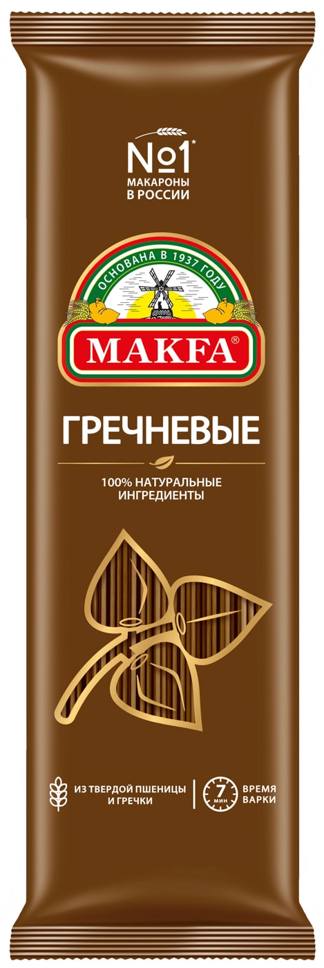 Изображение товара Макароны Makfa Вермишель гречневая длинная 500г